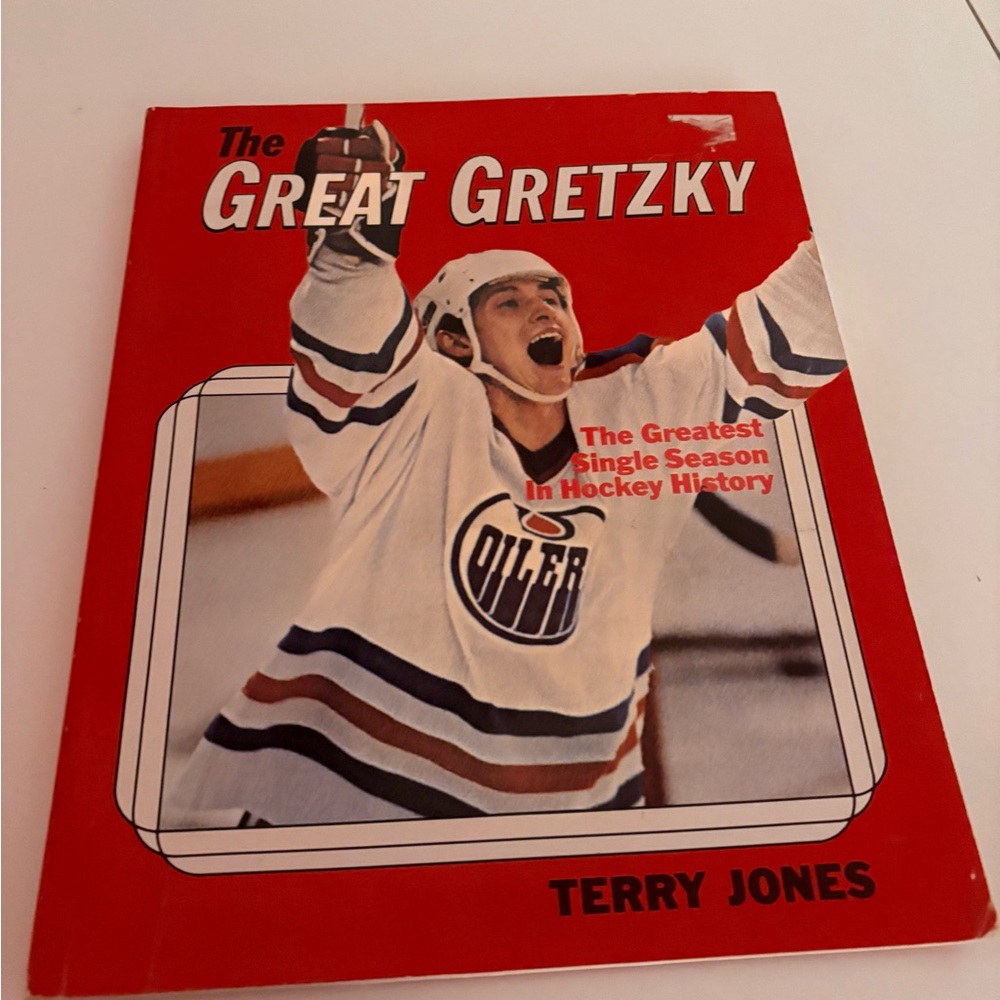 The Great Gretzky Book by Terry Jones - 1982 Vintage